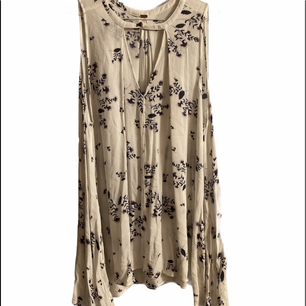 Free People Oversized Floral Tunic/Dress S-XL